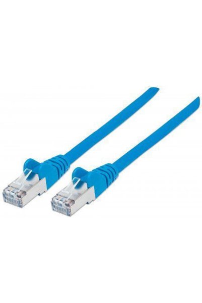 Intellinet Καλώδιο Δικτύου S/FTP Cat.7 10Gbps Ethernet 1m Μπλε Κωδικός: 740722