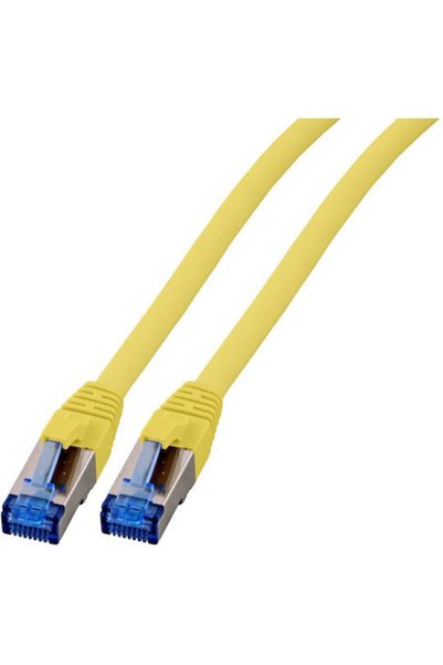 EFB Καλώδιο Δικτύου Ethernet S/FTP Cat.6a 10m Κίτρινο Κωδικός: K5525FGE.10