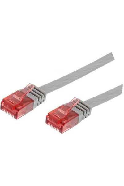 MicroConnect Επίπεδο καλώδιο δικτύου Ethernet U/UTP Cat.6 0,25m Γκρι 1 τεμ. Κ...