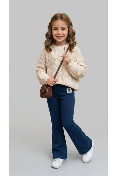 Breeze Girl's osyho fabric flared leggings bre-23428