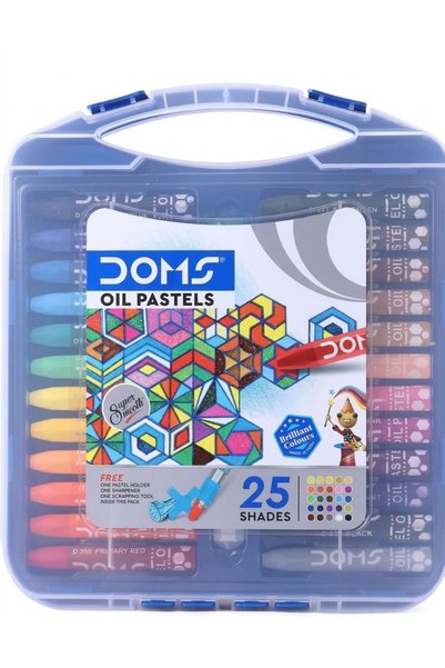 doms Pastel Paint Set, 25 Colors, in a Bag, Assorted Colors.