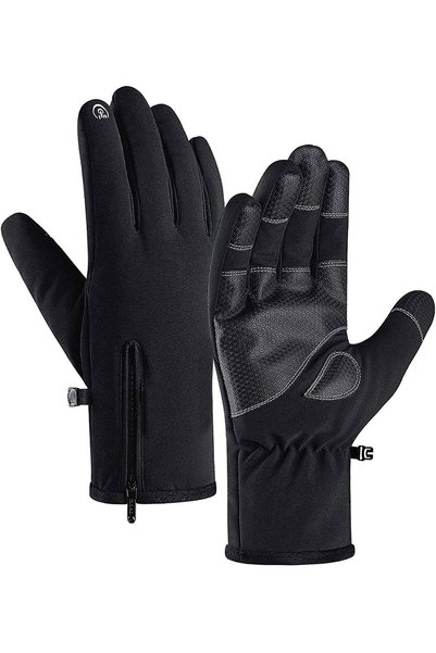 Generic Winter Gloves for Men Women - Wool Fleece Liner Touchscreen Gloves, T...