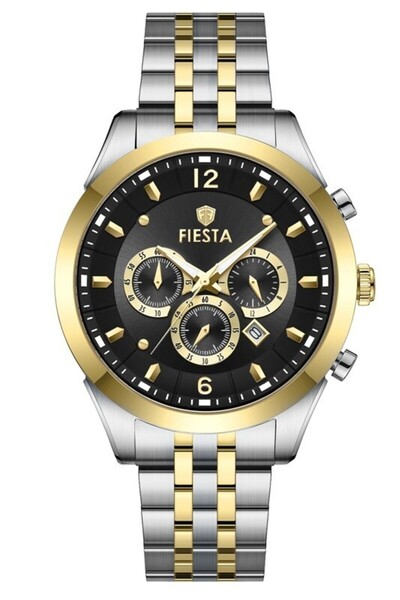 Fiesta F26006M Men's Watch with Steel Strap.