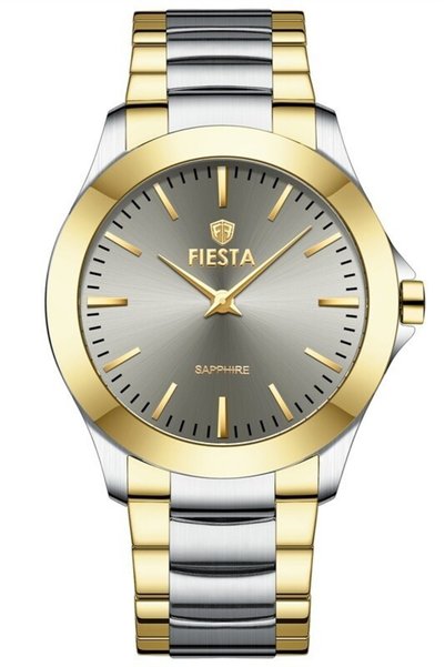Fiesta F26008M Men's Watch with Steel Strap.