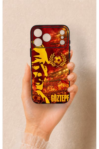 Vip Case iPhone 17 Pro Max Compatible Silicone Case with a Göztepe-Themed Pat...