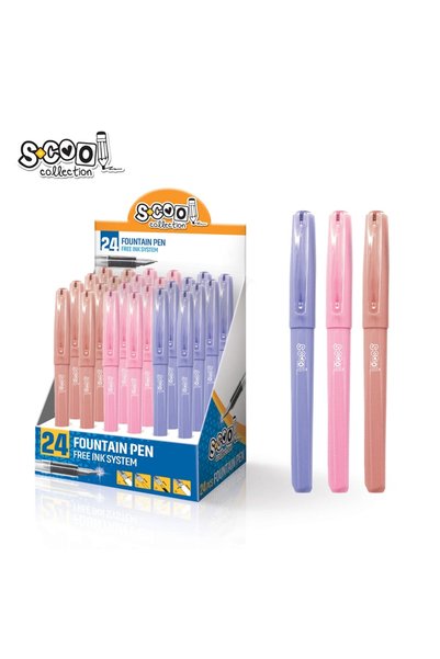 S COOL Set de 24 de stilouri colorate, pastel, 24 buc./display - S-COOL