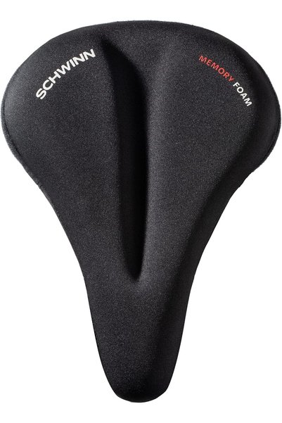 Schwinn غطاء مقعد رياضي مريح للدراجات، مبطن بإسفنج الذاكرة، يناسب معظم المقاع...