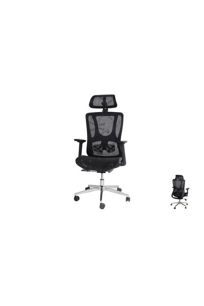 IN HOME STORE Comfortable Mesh Back Office Chair with Metal Base
