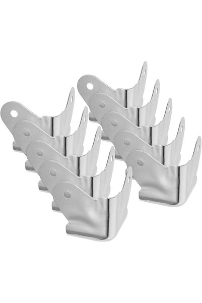 Generic 10pcs Electroplated Box Corner Protectors Desk Edges Guards Luggage B...