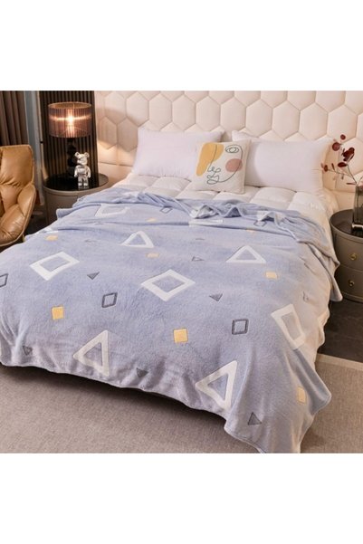 JOJO HOME Pătură fină Cocolino, Jojo Home, Imprimeu cu forme geometrice, 200x...