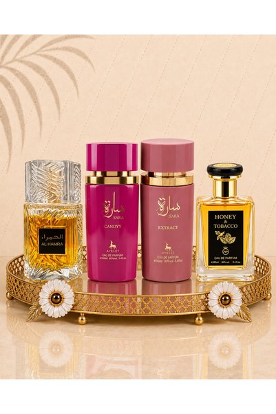 Ayelet Set 4 Parfumuri Orientale ( 2xDama + 2xBarbat) - Sara Candy + Al Hamra...