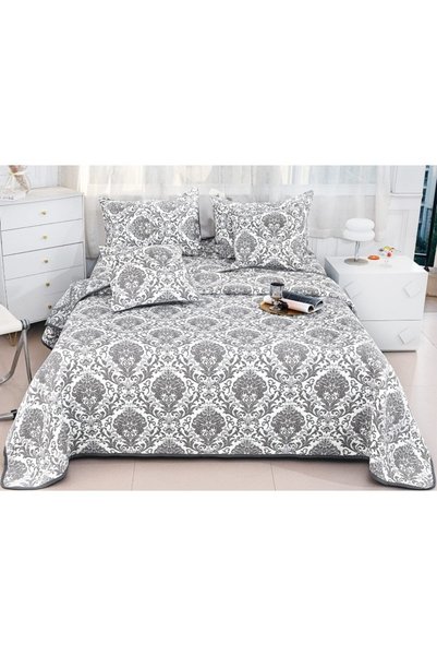 OEM Bedspread, Cotton and Linen, 5 pieces, 2 people, Abstract print, 230x250c...