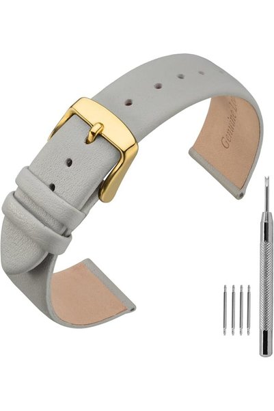 GENERAL ANNEFIT Watch Straps 16mm 18mm 20mm 22mm, Calfskin Leather Watch Band...