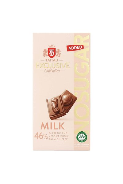 Taitau Ciocolată FĂRĂ ZAHĂR adăugat Exclusive 46% cacao 100 gr