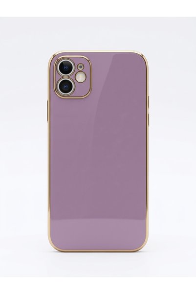kılıfınbenden Iphone 11 purple shiny case model