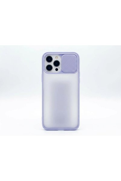 kılıfınbenden iPhone 12 Pro Lilac Camera Slider Case Model