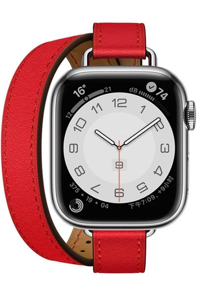 GENERAL Leather Watch Band Compatible with Apple Watch Band 40mm 41mm 42mm 44...