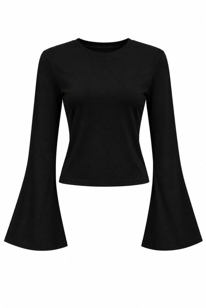 Bade Butik Black Spanish Sleeve Blouse