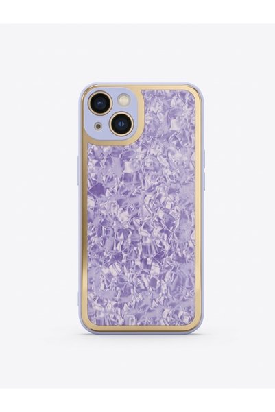 kılıfınbenden Iphone 13 purple mosaic case model