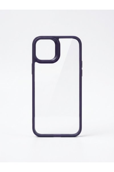kılıfınbenden Iphone 11 case with stand and purple frame.