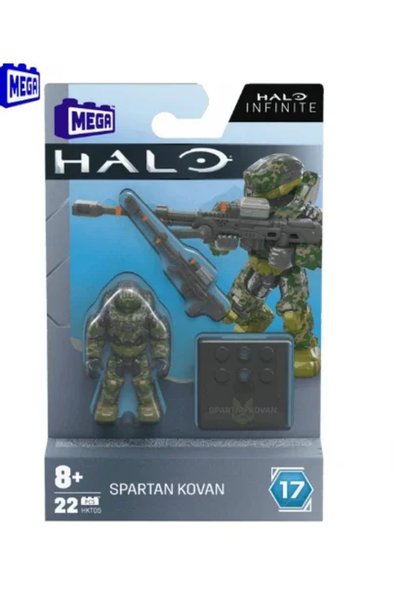 BANDAI C Original Mega Halos Construx Infinites Heroes Series 17 Spartan Yoro...