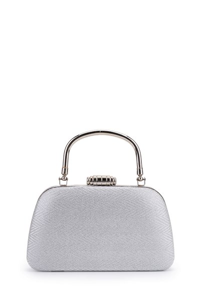 minebag Midnight Damen-Abendtasche mit Metallgriff und Kettenriemen