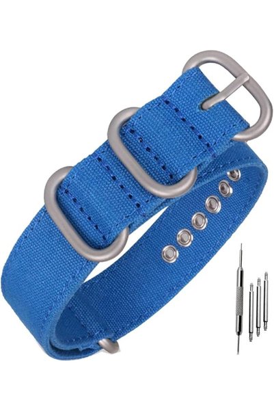 GENERAL Watch Bands,Canvas Replacement Watch Band 18mm 20mm 22mm 24mm 26mm So...