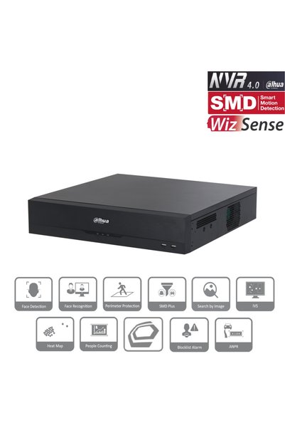 Bk Gift DAHUA NVR5832-EI, 32Kanal, 32Mpix, H265+, 8 HDD Desteği, 1080P Kayıt, 384Mbps Bant Genişliği, 2 Por