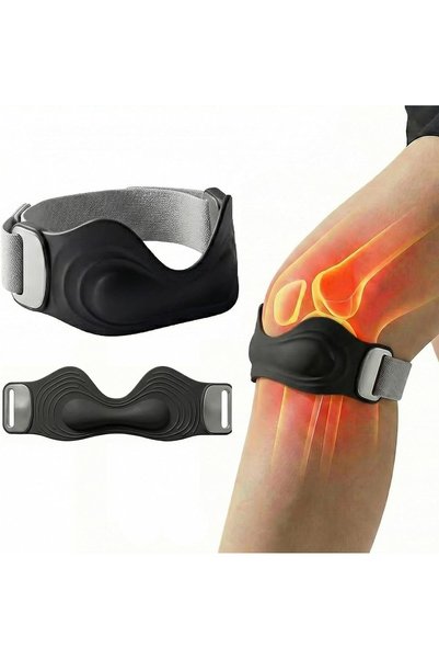 SYOSI Silicone Patellar Tendon Support Strap, Adjustable Knee Brace for Women...