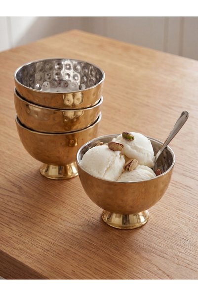 LC Waikiki A Set of 4 Tattooed-Textured Bowls for Style-Conscious People from...