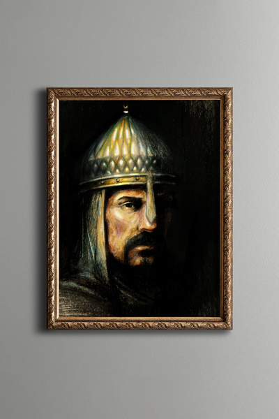 epiqart سلطان ألبرسلان - لوحة فنية عتيقة - تصميم أنيق
