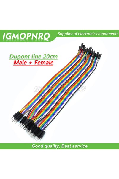 Choice M-F(20CM) 40PCS 40 / 120pcs 40PIN 20CM Dupont Line Male to Male + Fema...