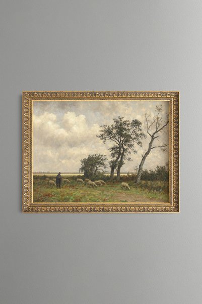 epiqart Woodland Landscape - Vintage Patterned Painting - Slim Model