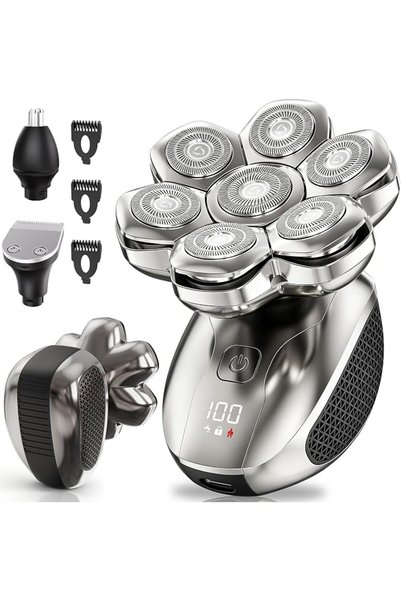 MAXGROOM ماكينة حلاقة الرأس للرجال الصلعاء - ماكينة حلاقة كهربائية مقاومة للم...