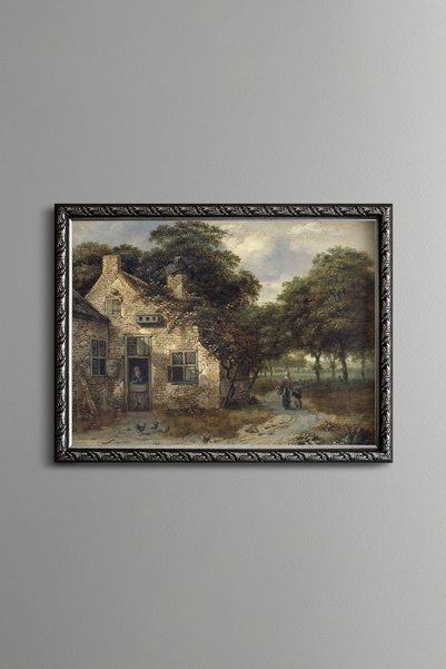 epiqart مزرعة - لوحة فنية بنمط عتيق - تصميم رقيق