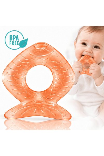 PUR Brand PUR ®   Пръстен за никнене на зъби, пълен с вода, +6 месеца, модел ...