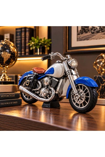 Vivendo Premium Vintage Διακόσμηση Μοτοσικλέτας από Ρητίνη – περ. 28 × 15 εκ....