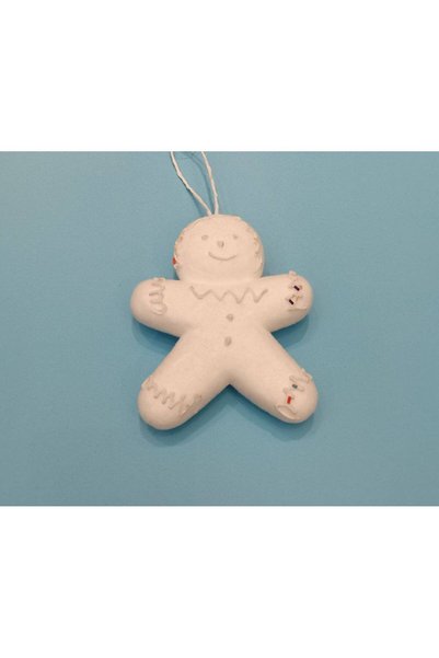 OEM Ornament de brad omulet alb