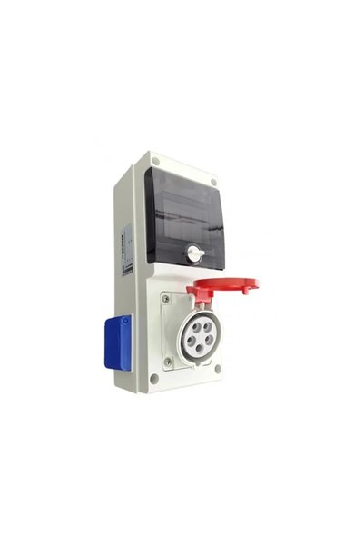 SCAME Component electric Block Prize 5P 16 A 2x Schuko IP44