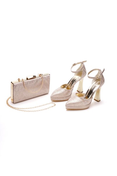 DYG STORE Set de pantofi cu toc înalt și gheată pentru femei, marca Rose