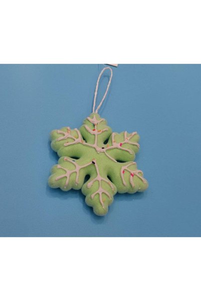 OEM Ornament de brad fulg de zapada verde