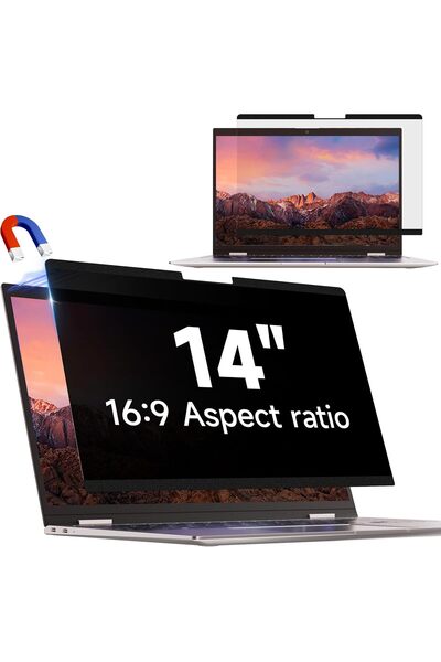 Generic Laptop Privacy Screen 14 Inch, 16:9 Aspect Ratio, Magnetic Anti-Glare...