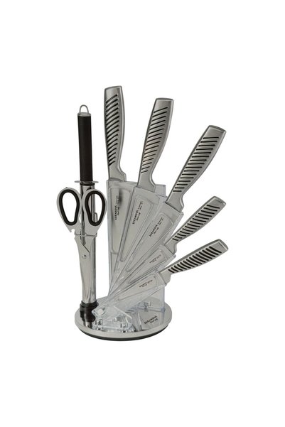 SeraNova Set de cuțite de bucătărie Messer Lady S-005, 8 piese, oțel inoxidab...