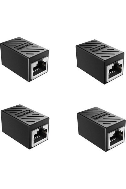 Generic موصل RJ45، وصلة توصيل داخلية، محول إيثرنت، موصلات تمديد كابلات Cat 7/...