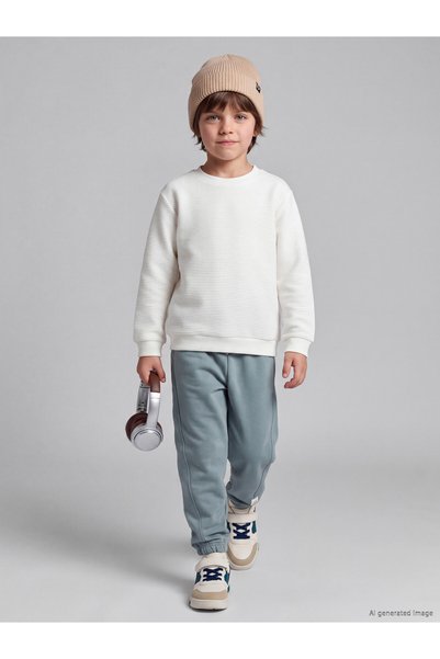 LC Waikiki Peak New Season Blue Soft Touch Boys' Jogger Sweatpants