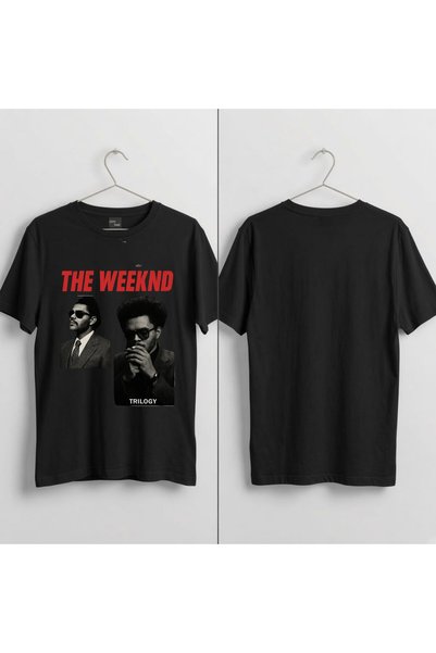 playwear Weeknd Trilogy V1 Printed 100% Cotton Crew Neck T-Shirt.
