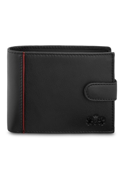 zagatto Portofel barbati piele naturala, Negru, Protectie RFID, Dimensiuni 9....