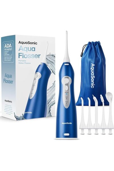 Aquasonic 100 جهاز تنظيف الأسنان بالماء "أكواسونيك" - جهاز تنظيف الأسنان بالم...