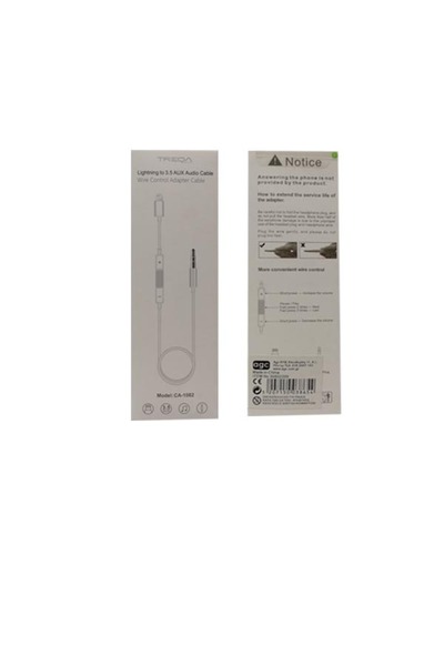 AGC Καλώδιο Treqa CA-1082 Lightning σε 3.5 AUX [30502209]