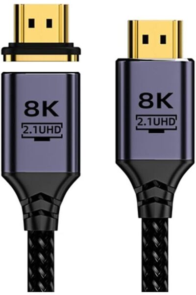 NALACAL Magnetic HDMI Connector Cable, Low Profile 8K@60Hz HDMI 2.1 Male to M...